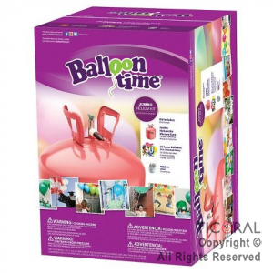 GARRAFA DE GAS HELIO BALLOON TIME DESCARTABLE (50GLOBOS) x 1